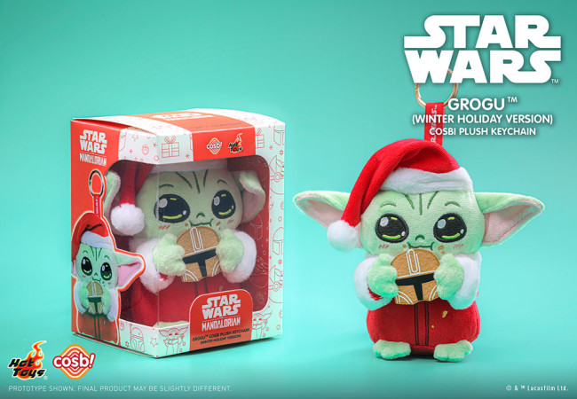 画像】『スター・ウォーズ』グローグーがサンタ姿に！ 高さ約15cmの