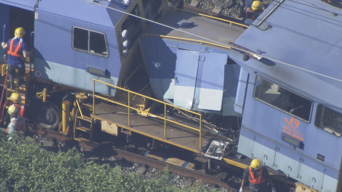 追突した車両の運転士は首を骨折の重傷 東海道新幹線の保線作業中の事故 けが人は当初発表から2人増えて計4人に (2024年7月27日掲載
