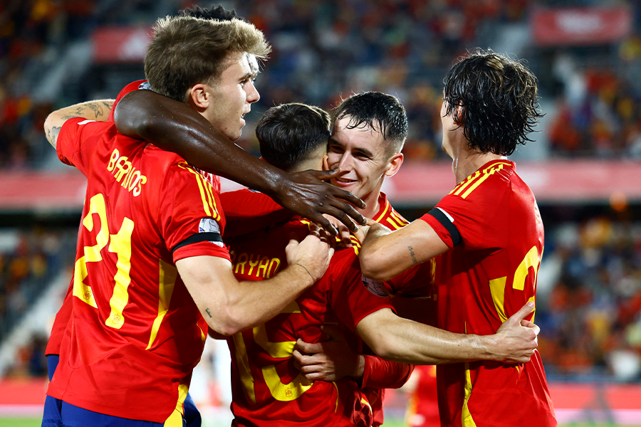 北中米W杯に臨むスペイン代表の背番号が発表【写真:ロイター】
