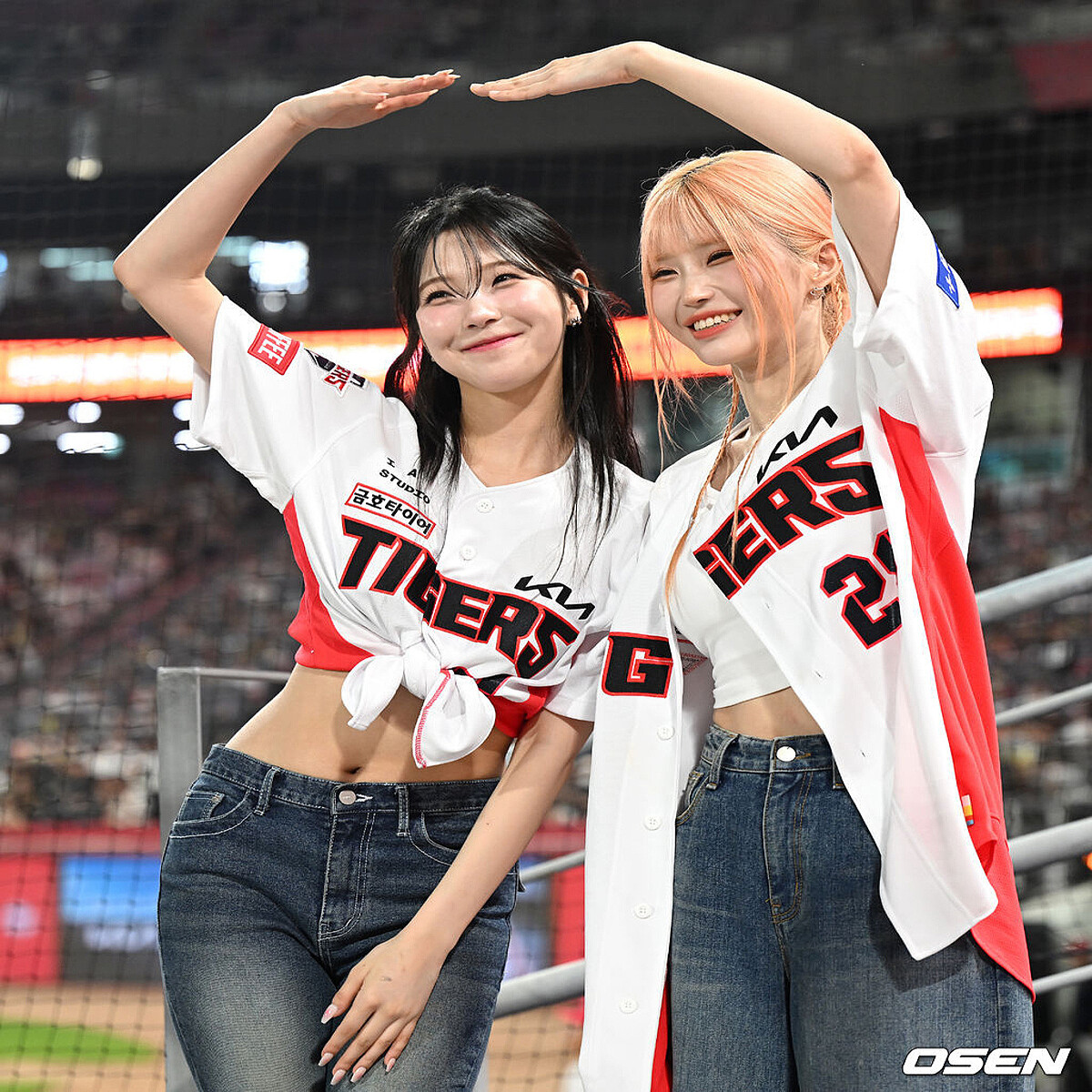 ハヨン ꕤ*.゜ PHOTO】fromis_9 ペク・ジホン＆ソン・ハヨン、始球・始打式に登場