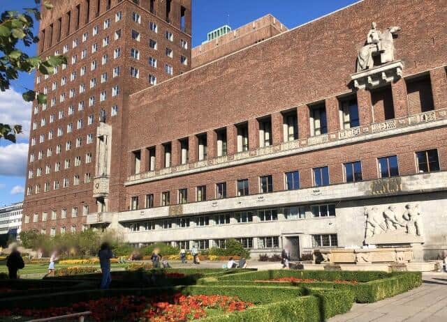 ノーベル平和賞の授賞式がおこなわれるオスロ市庁舎