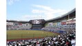 ２０１９年９月２３日福浦選手引退試合で白く染まったＺＯＺＯマリンスタジアム（球団提供）