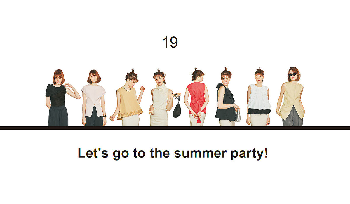 ドレスのようなノースリーブ「華やかだけど気張って見えない」デザイン