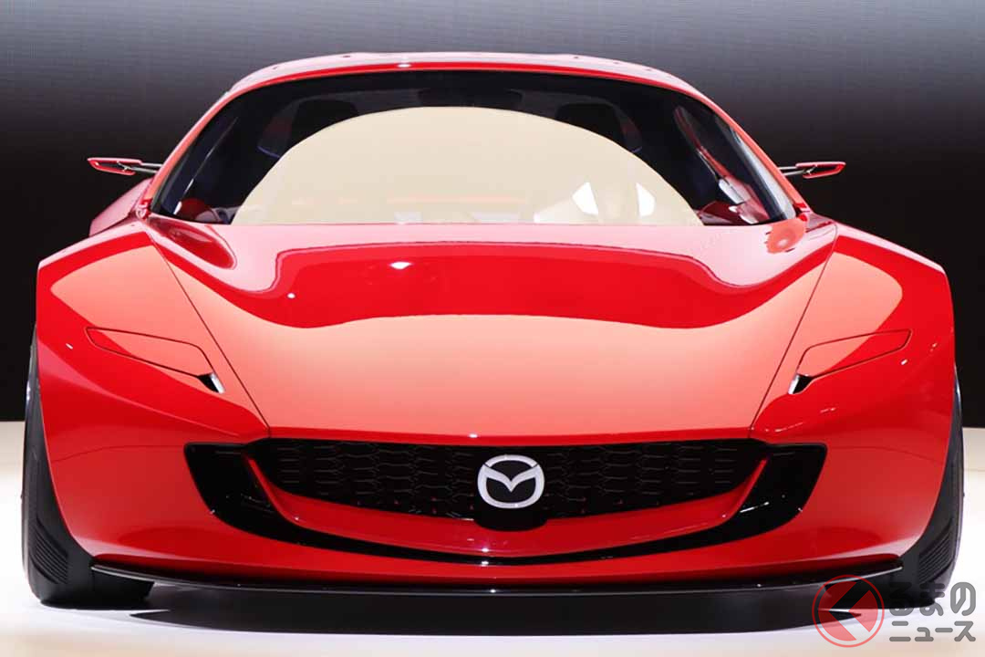 本 マツダロータリースポーツ、コスモ、RX-7 ロマンの塊」！ マツダ「新型ロータリースポーツカー」世界初
