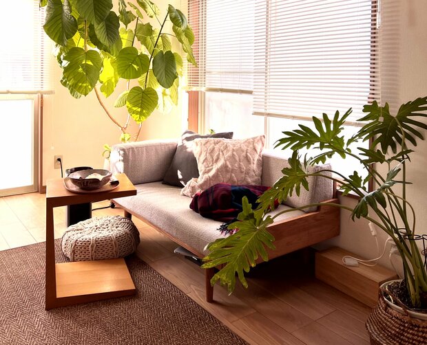 ようさんの朝食とリビング