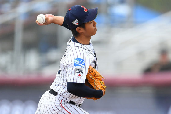 侍ジャパンU-18代表で活躍した田浦文丸投手（秀岳館）【写真：Getty Images】
