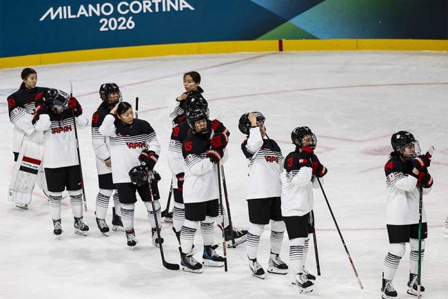 ミラノ・コルティナ五輪に出場しているアイスホッケー日本女子チーム【写真：ロイター】