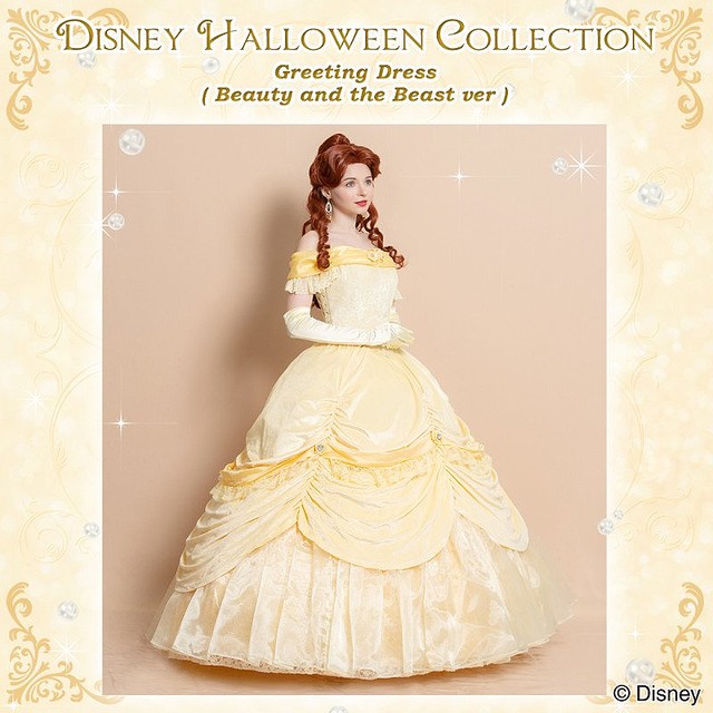 最新コレックション ディズニー公式 ドレス ベル 美女と野獣 Honey Secret コスプレ
