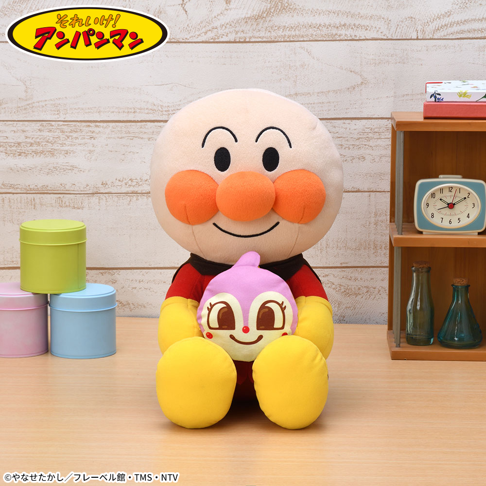 ドキンちゃんパンを抱っこした大きなぬいぐるみなど3種類！セガ 