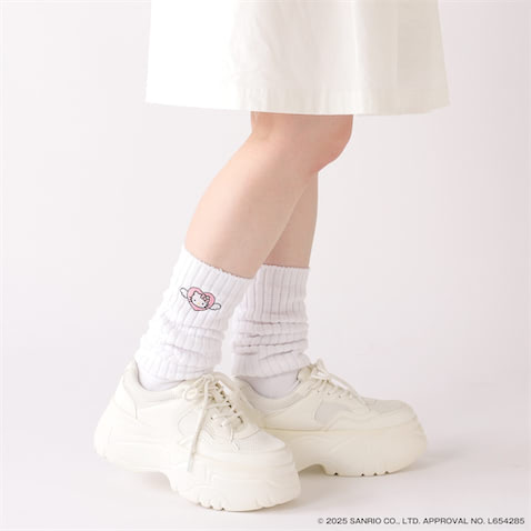 「HELLO KITTY×KUTSUSHITAYAコラボソックス」