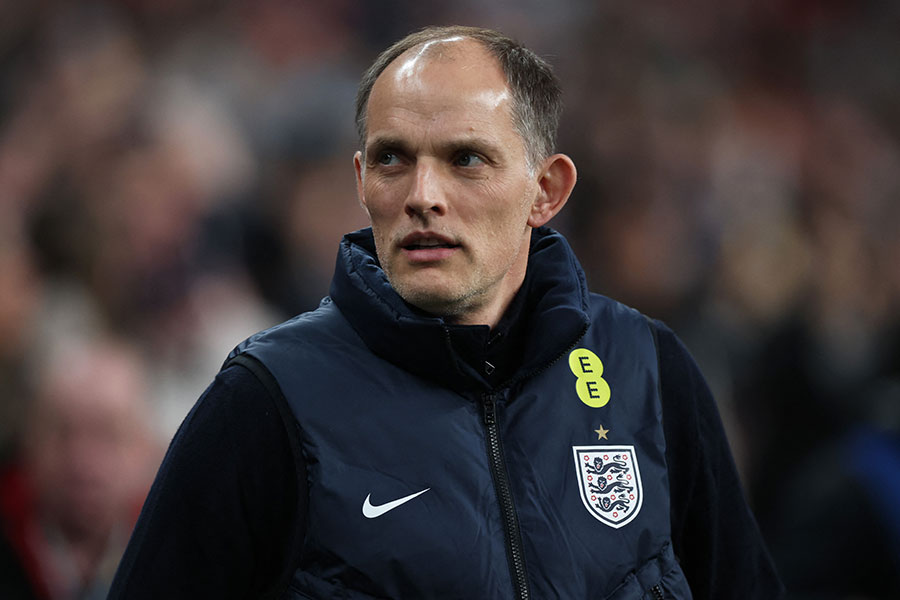 イングランド代表のトーマス・トゥヘル監督【写真:ロイター】