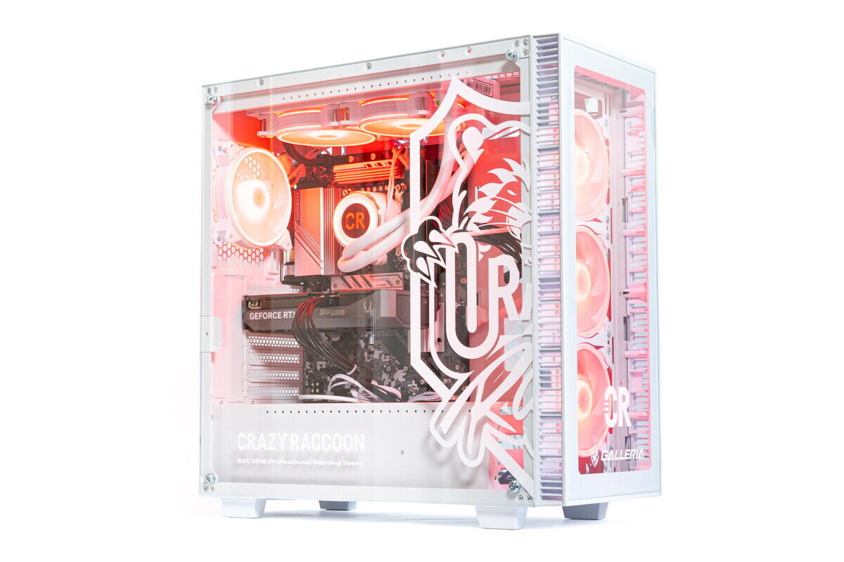 【葵】ガレリア　CRコラボ GALLERIA×Crazy RaccoonコラボゲーミングPCレビュー！ ホワイト