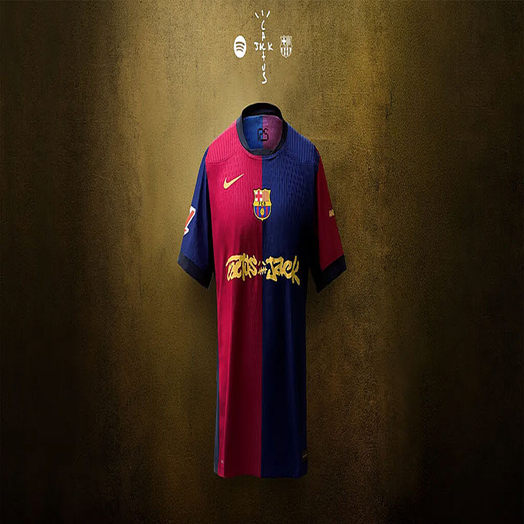 バルセロナ x トラヴィススコット ユニフォーム クラシコプレビューに更なるトラヴィス・スコットウェアの販売