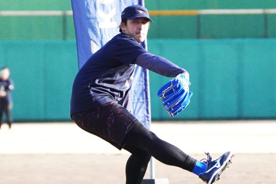 鴻江キャンプに参加した西武・隅田知一郎【写真：宮脇広久】