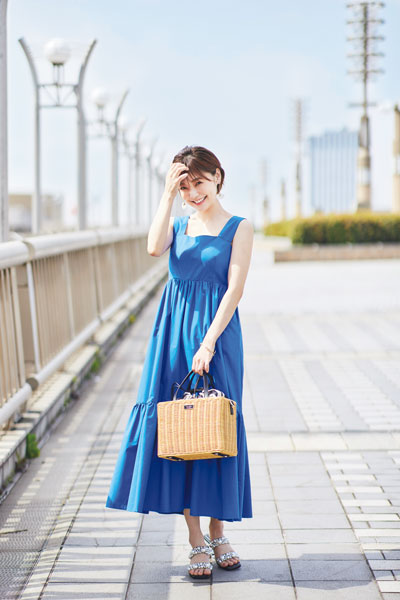 女優の倉科カナさんが実践 短めヘアさんに似合うワンピース3つ Peachy ライブドアニュース