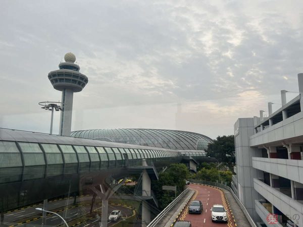   チャンギ国際空港（松 稔生撮影）。