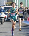 3区で首位に立った太田蒼生(1年)はパリ五輪を目指す(代表撮影)