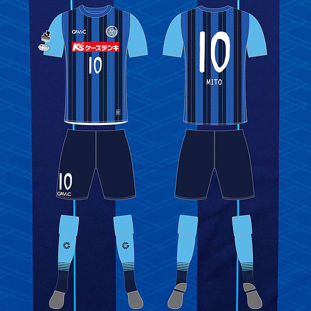 水戸ホーリーホック、2019新ユニフォームを発表！テーマは「和柄と