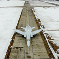 ロシアの長距離爆撃機ツポレフ22M3（Tu-22M3）。ベラルーシで行われた合同軍事訓練で。ロシア国防省公開の動画から（2022年2月9日公開、資料写真）。(c)AFP PHOTO /Russian Defence Ministry