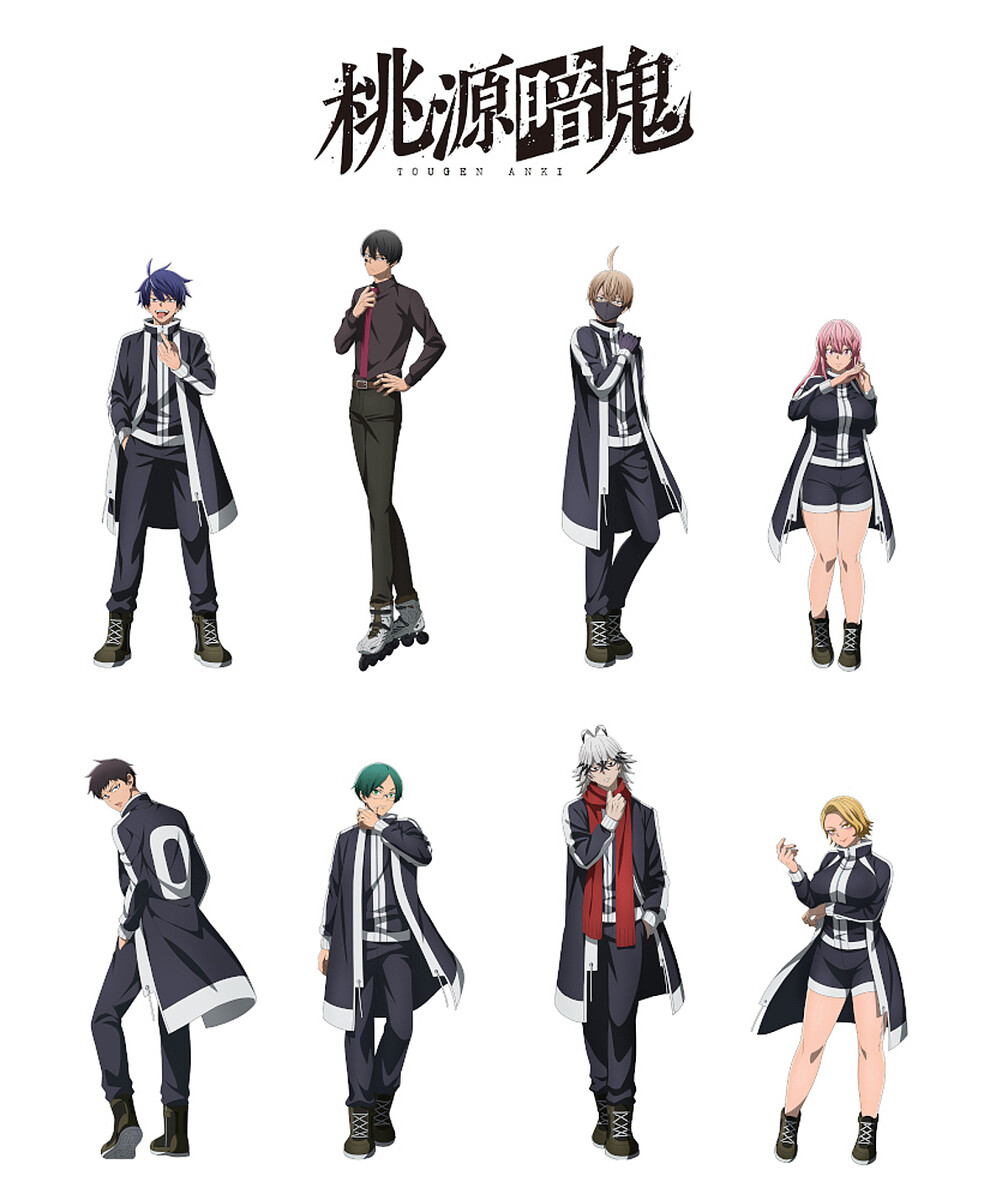 桃源暗鬼 ローソン 缶バッジ 無陀野無人 ミニキャラ 4 桃源暗鬼