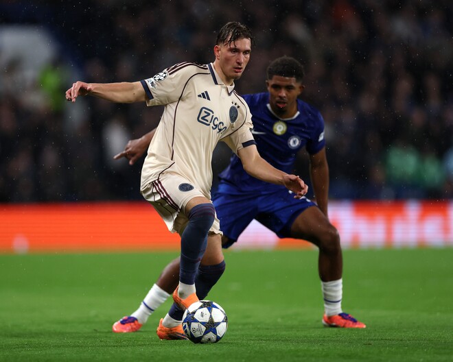 大量失点で完敗のアヤックス。（C）Getty Images