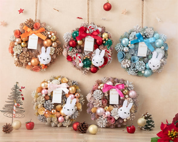 フラワーミッフィー】2025年Xmasオーナメント☆可憐にきらめく