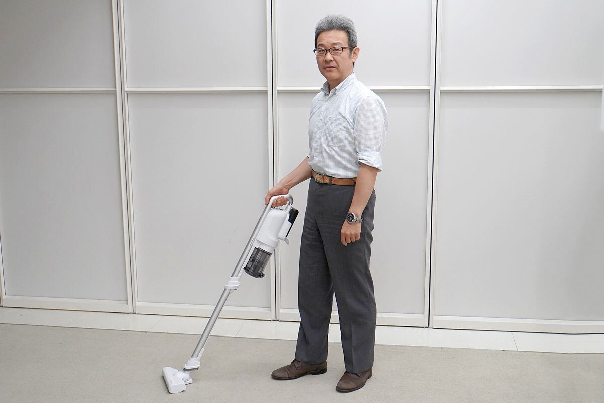 動作確認後済・バッテリー無し】RACTIVE Air EC-SR7 シャープ掃除機