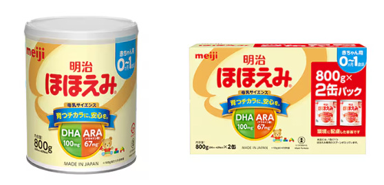 明治 ほほえみ 2缶パック 800g×2 2セット 合計4缶 明治