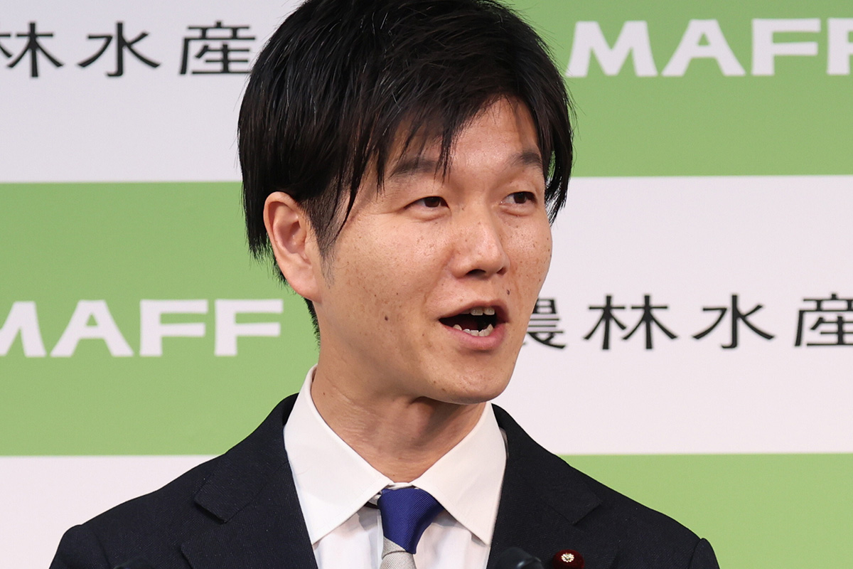  鈴木憲和農水大臣（写真：時事通信） 