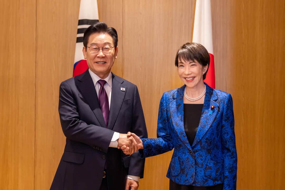 韓国の李在明大統領と高市早苗首相（首相官邸HPより）