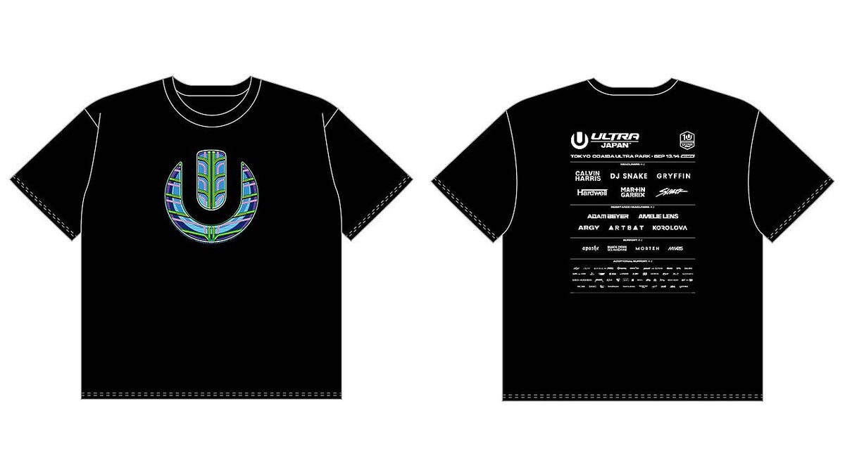 ultra japan tシャツ 事前購入で当日着用も！ULTRA JAPAN 2025 公式グッズのテーマは