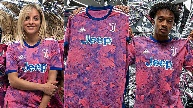 ユヴェントス、22-23新サードユニフォーム発表！「万華鏡の世界」を