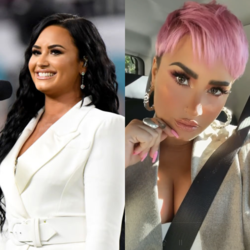 髪で体を隠していた デミ ロヴァートが髪を切った本当の理由 Peachy ライブドアニュース