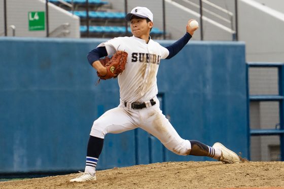 東京・駿台学園中の藤森一生【写真:磯田健太郎】
