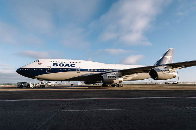 British BOAC 747-400 1/200 ブリティッシュ British Airways Hong