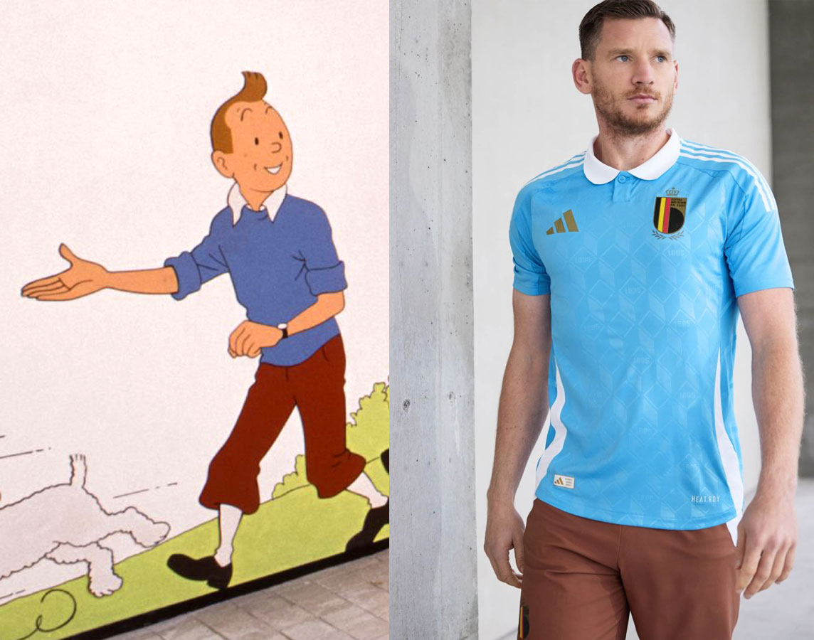 ベルギー代表のEURO2024新ユニフォームが登場！水色アウェイは漫画