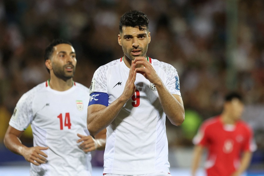 イラン代表のメフディ・タレミ【写真：ロイター/アフロ】