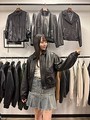 韓国セレクトショップ「National Point」にて、 「TOUR RECORD シープレザー(羊革)ボンバージャケット レディース ブラック」 を販売開始