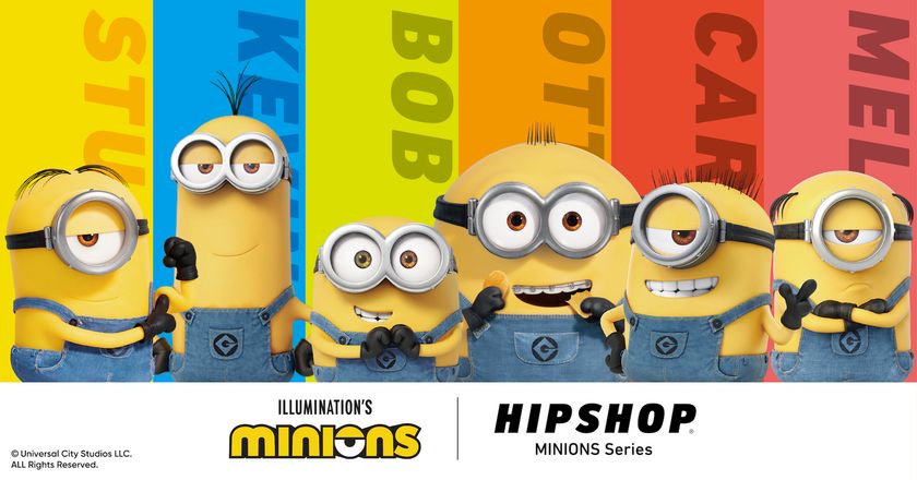 ��MINIONS(�ߥ˥���)�פȥ����ー�������֥��ɡ�HIPSHOP(�ҥåץ���å�)�ۤ��饳��ܥ�ー����󡪥�ー�⥢�ȥϥå�ー�����դ��ߥ˥��󤿤��������Ѥ�ͤ��������̤ʥ��쥯������2026ǯ7��10��(��)��ȯ�䡪