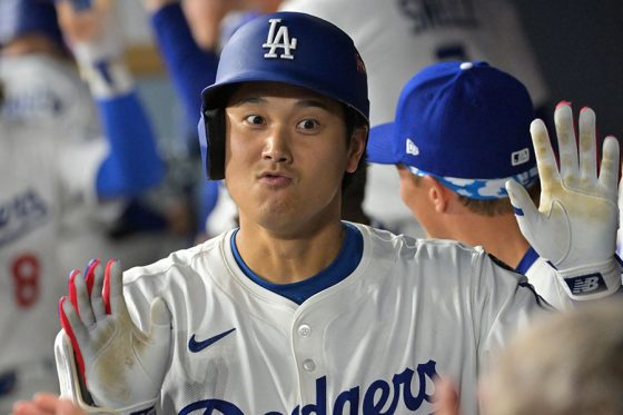 2本目の本塁打を放ったドジャース・大谷翔平【写真:ロイター】