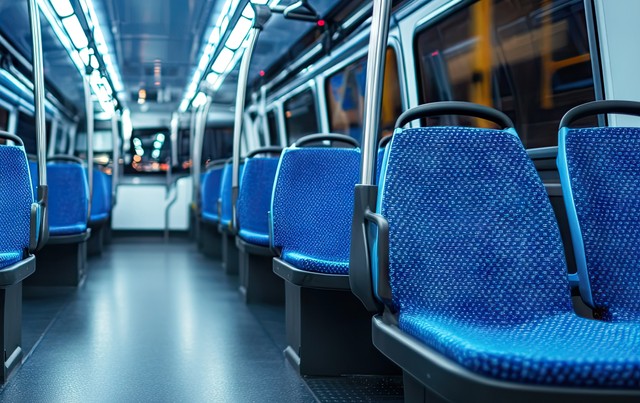 バスの座席はどうして青色なの?※画像はAIが作成したイメージです(Suphawan/stock.adobe.com)