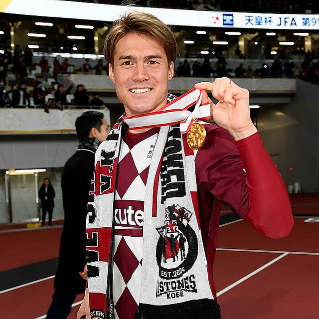 いまは「元気」だと報告した酒井。一日も早い完全復帰を祈るばかりだ。写真：金子拓弥（サッカーダイジェスト写真部）