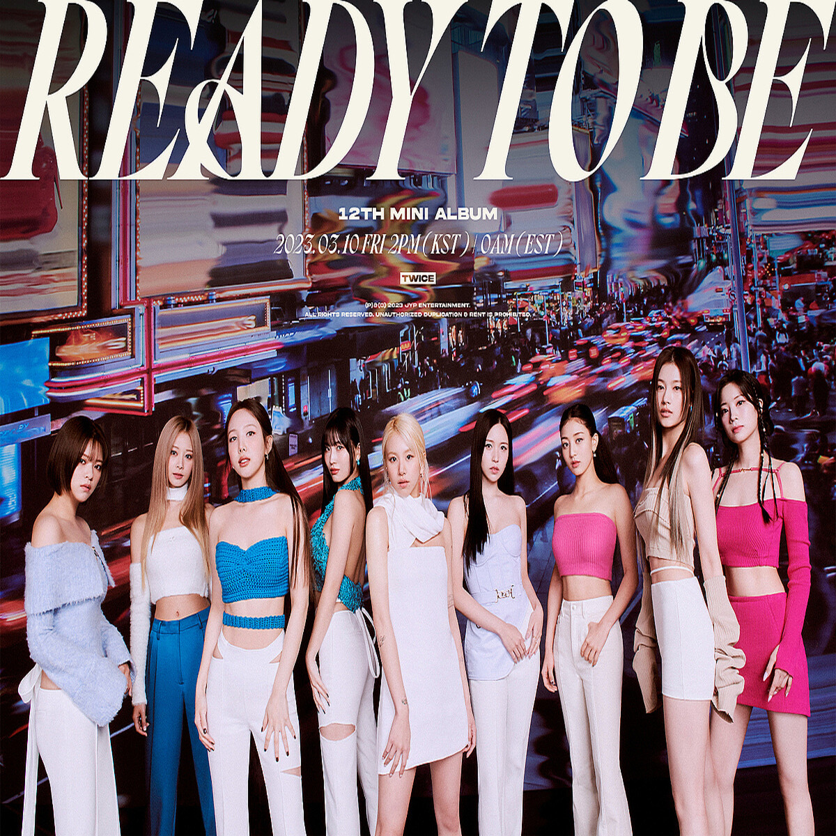 TWICEの写真集 Twice 12th Mini Album Ready To Be Official Poster - Photo Concept