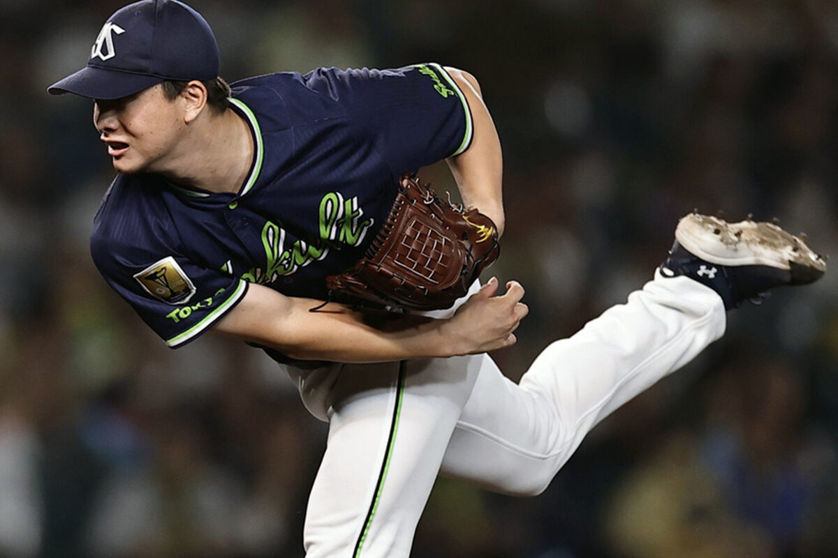  ヤクルト・木澤尚文 (C) Kyodo News 