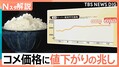 コメの価格に値下がりの兆し