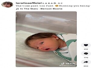 生後1日の娘にピアス 非難の声に母親「生後数日は痛み感じないから