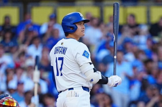 ウッズリチャードソンと対戦したドジャース・大谷翔平【写真:荒川祐史】