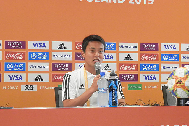 U-20日本代表キャプテンのMF齊藤未月【写真：林遼平】