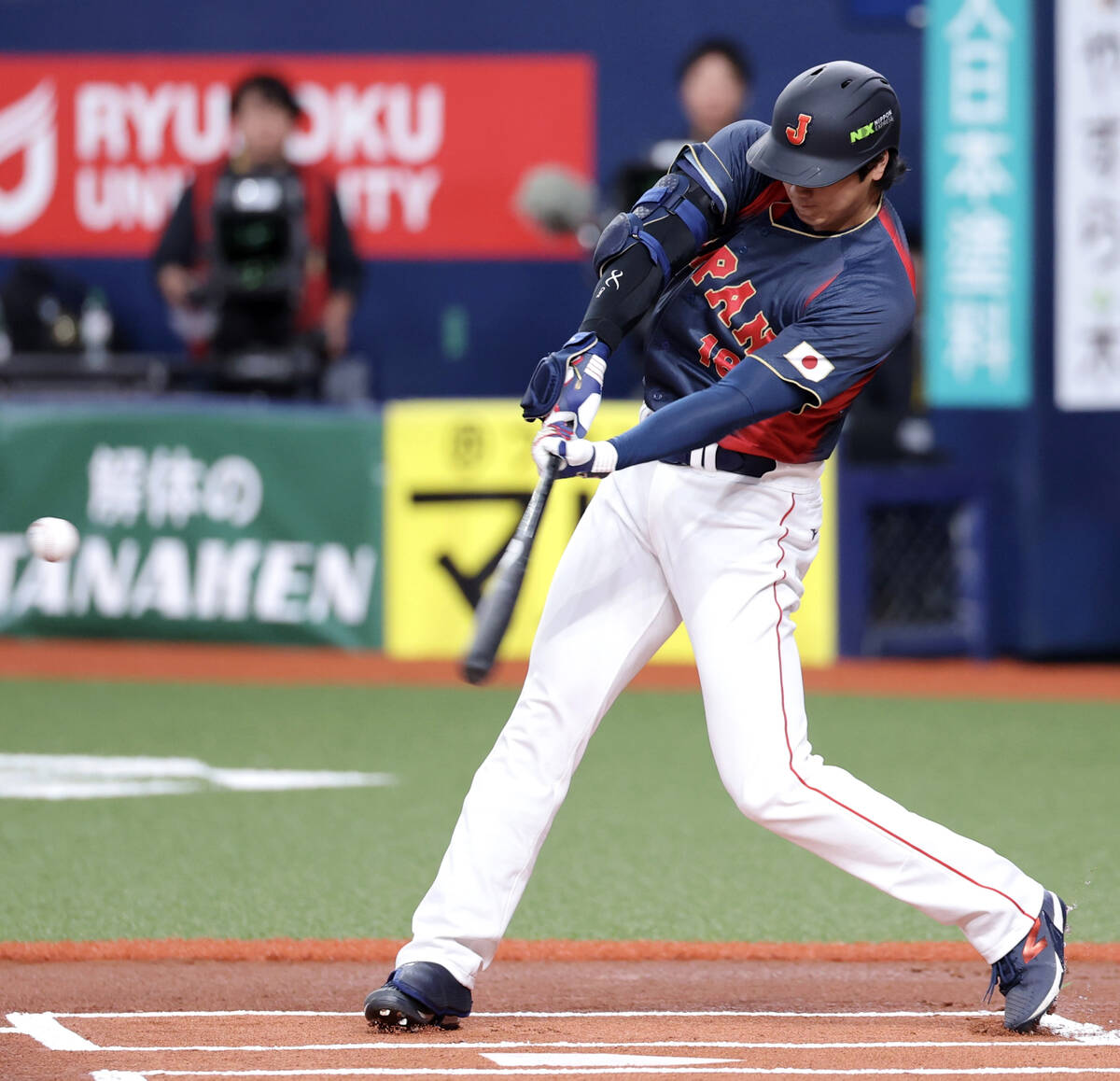 「1番・DH」で先発した大谷翔平(カメラ中島 傑)