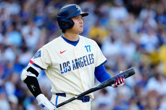 パイレーツ戦に出場したドジャース・大谷翔平【写真：黒澤崇】